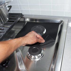 Nonstick Heavy Reusable Stove top Gas Burner 4pack